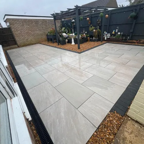 Recent landscaping project